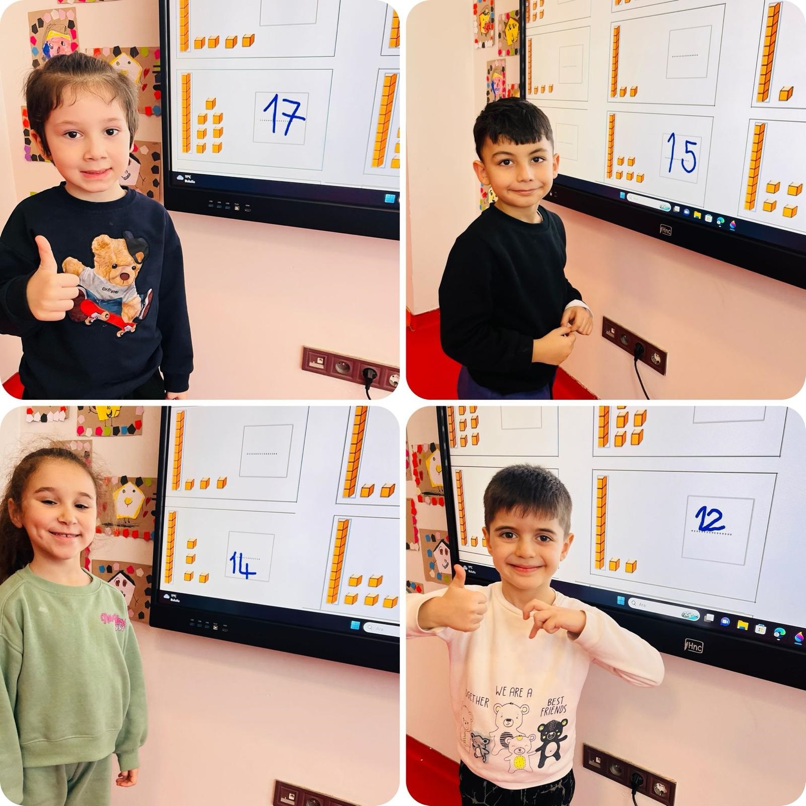 Anaokulumuzun 5 yaş grup öğrencileri Matematik dersin de '' ONLUK- BİRLİK ÇALIŞMASI'' yaptılar.